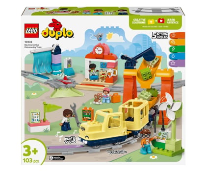 Klocki LEGO® LEGO DUPLO 10428 Duży interaktywny pociąg miejski
